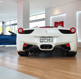 Ferrari showroom